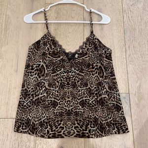 The Kooples cami leopard print size xxs